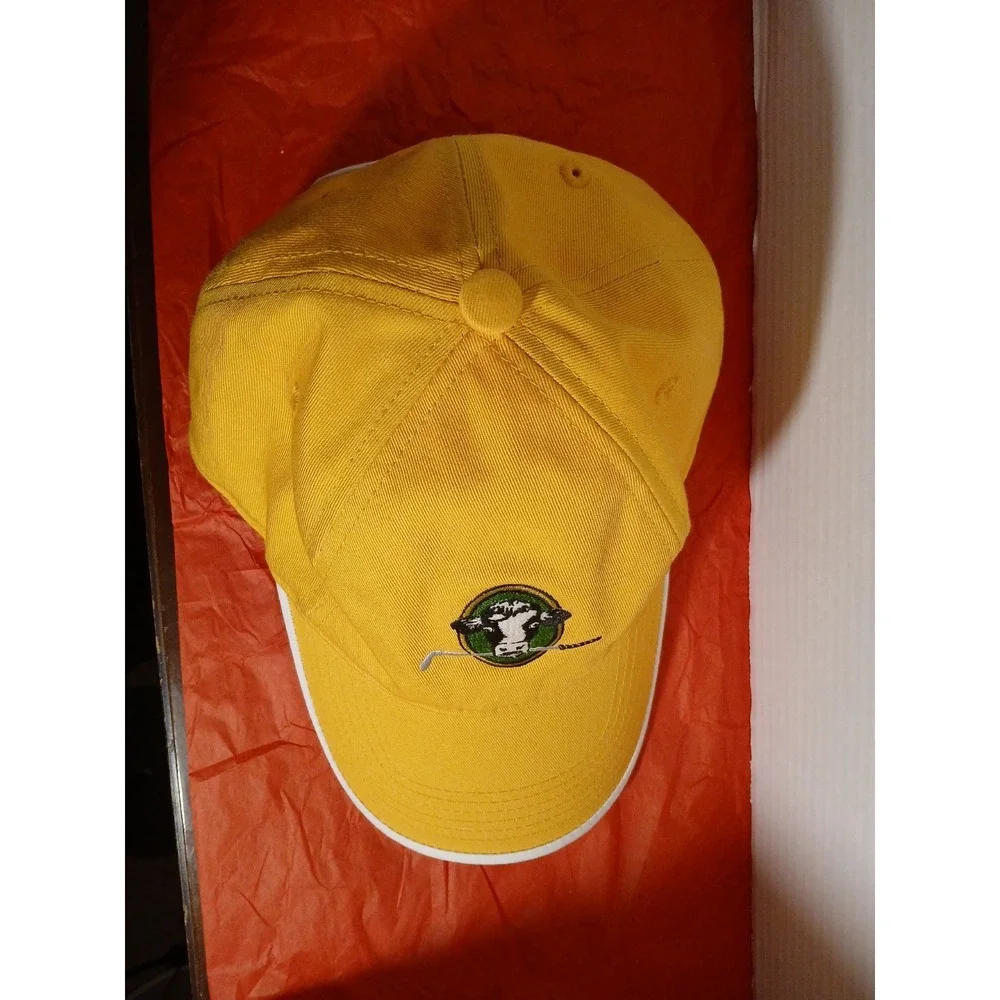 PAGE & TUTTLE Golf Hat‎  RN#20165 Orange  Adjustable Strap 100% Cotton